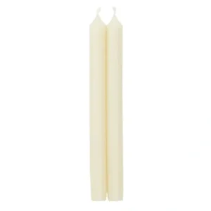 STRAIGHT TAPERS 10" IVORY - PK 2 - cozylivehome.com | we sell a wide range of comfortable household items* Shop All