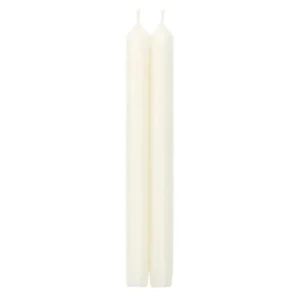 STRAIGHT TAPERS 10" WHITE - PK 2 - cozylivehome.com | we sell a wide range of comfortable household items* Shop All