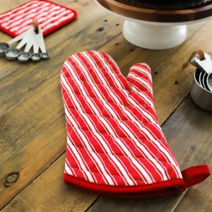 STRIPE POT MITT-RED - cozylivehome.com | we sell a wide range of comfortable household items* Housewares