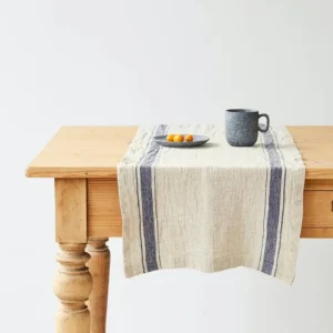 Stripe Vintage Linen Table Runner - cozylivehome.com | we sell a wide range of comfortable household items* Shop All