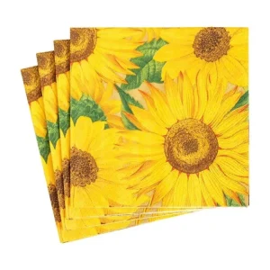 SUNFLOWERS COCKTAIL NAPKINS - cozylivehome.com | we sell a wide range of comfortable household items* Shop All