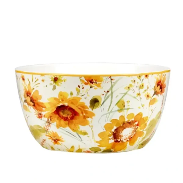 28785 Sunflowers Forever Deep Bowl 11in X 5.5in - cozylivehome.com | we sell a wide range of comfortable household items* Giftware