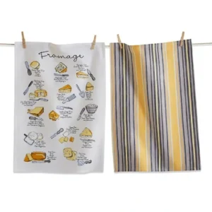 TAG Dishtowel, Fromage Set/2 - cozylivehome.com | we sell a wide range of comfortable household items* Shop All