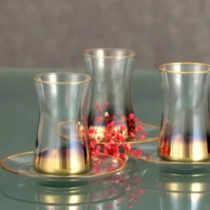 TAJ Designs Ombre 5.5oz Seder Glass Set Of Of 6 - cozylivehome.com | we sell a wide range of comfortable household items* Shop All
