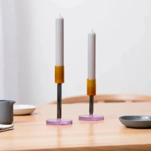 Tall Glass Candlestick - cozylivehome.com | we sell a wide range of comfortable household items* Shop All