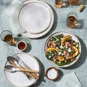 TarHong Retreat Pottery White Bamboo Dinnerware - cozylivehome.com | we sell a wide range of comfortable household items* Shop All