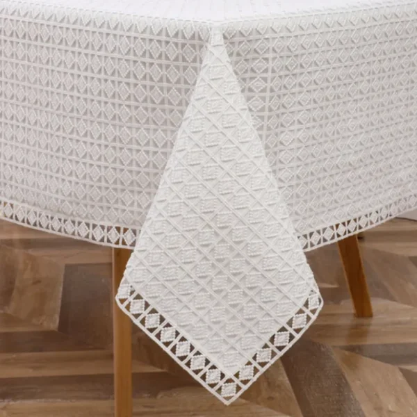 TC1727L-70x180 Tablecloth Lace Diamond Filagree 70x180 - cozylivehome.com | we sell a wide range of comfortable household items* Shop All
