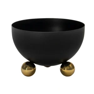 50925 Temari Nut Bowl - Blk/gld - cozylivehome.com | we sell a wide range of comfortable household items* Giftware