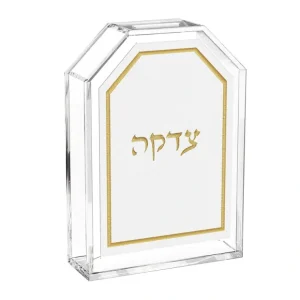 TFTZL01WG Leatherite Tzedakah Box - Gold - cozylivehome.com | we sell a wide range of comfortable household items* Shop All