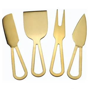 Titanium Plated Stainless Steel Cheese Knifes set/ 4 - cozylivehome.com | we sell a wide range of comfortable household items* Shop All