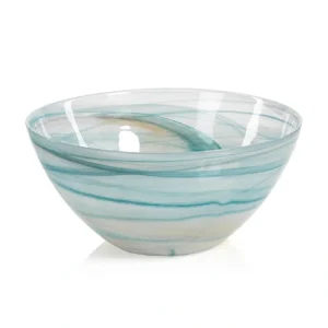 TK-123 Lagoon Alabaster Glass Bowl-Large, - cozylivehome.com | we sell a wide range of comfortable household items* Giftware