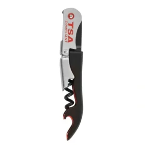 TSA COMPLIANT CORKSCREW BLACK/RED - cozylivehome.com | we sell a wide range of comfortable household items* Shop All