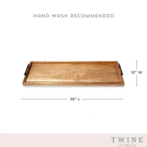 TWINE CHEESEBOARD ACACIA RECTANGLE W/HANDLES - cozylivehome.com | we sell a wide range of comfortable household items* Shop All