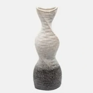 15750-01 16" TWISTED VASE, 0 CREAM - cozylivehome.com | we sell a wide range of comfortable household items* Giftware