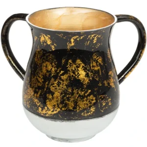 UK46667 Aluminium Washing Cup 13 cm - Black and Gold - cozylivehome.com | we sell a wide range of comfortable household items* Shop All