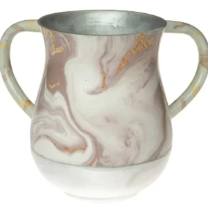 UK48427 Aluminium Washing Cup 13 cm - Marble texture - cozylivehome.com | we sell a wide range of comfortable household items* Shop All
