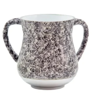 UK44038 An Elegant Marble Color Aluminum Washing Cup 13 Cm - Black, Gray & White - cozylivehome.com | we sell a wide range of comfortable household items* Shop All