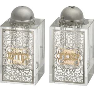 UK49227 Crystal Salt Shaker 8*4 cm with Laser Cut Plaque- Ornaments - cozylivehome.com | we sell a wide range of comfortable household items* Giftware