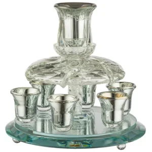 UK49493 Crystal Wine Divider 33*25 cm with 6 Small Cups - cozylivehome.com | we sell a wide range of comfortable household items* Giftware
