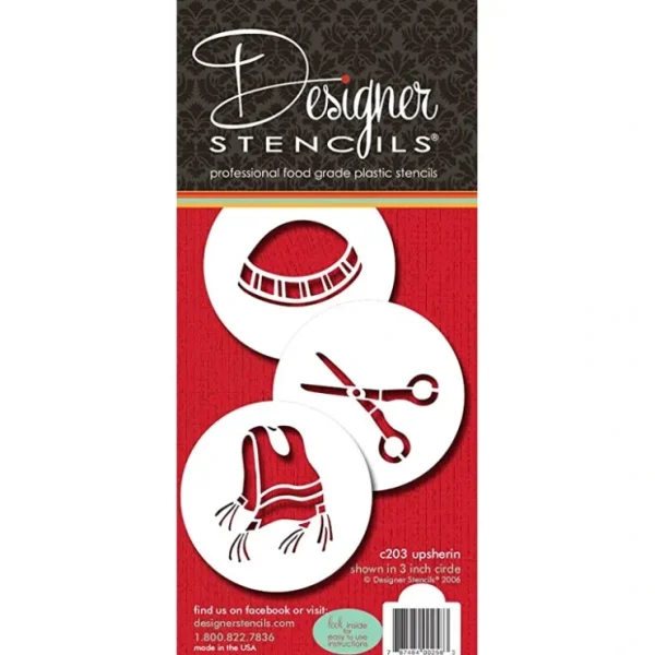 Upsherin Cookie Stencil Set - cozylivehome.com | we sell a wide range of comfortable household items* Shop All