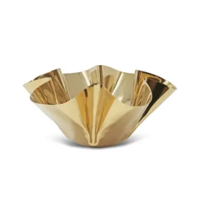VB4899 Gold Crushed Bowl - 13.5"D - cozylivehome.com | we sell a wide range of comfortable household items* Giftware