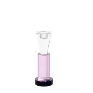 VCH4094 Crystal Candlestick Pink/Clear - cozylivehome.com | we sell a wide range of comfortable household items* Shop All