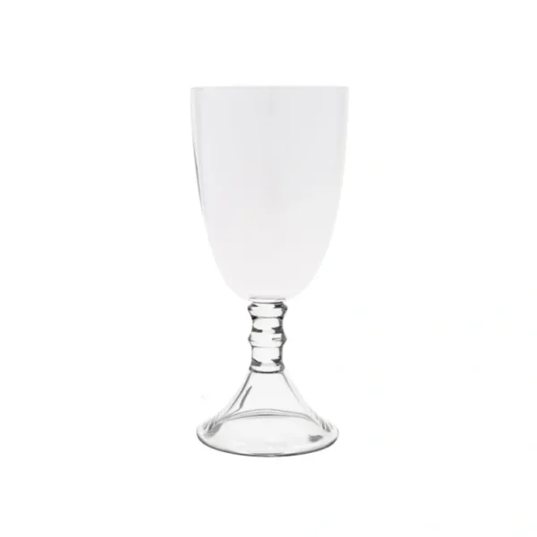 VD-I18-W Iris, White, Clear Stem, Glass Goblet, 18 Oz - cozylivehome.com | we sell a wide range of comfortable household items* Shop All
