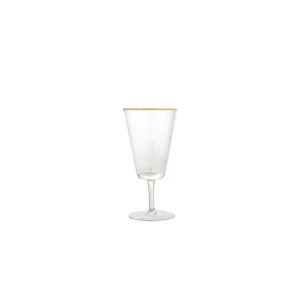 VD-3013-OGR Vikko Decor - Gold Rim, Optic Water Glass, 13 Oz - cozylivehome.com | we sell a wide range of comfortable household items* Shop All