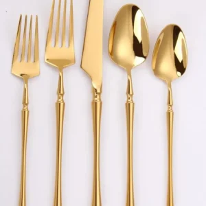VF-35-IG-SET Irene, Mirror Gold, 18/10 Flatware, 20 Pc Set, Service For 4, - cozylivehome.com | we sell a wide range of comfortable household items* Shop All