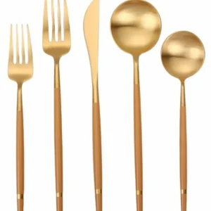 VF-50-OGC Vikko Oak Gold Brushed Service For 4 - cozylivehome.com | we sell a wide range of comfortable household items* Shop All