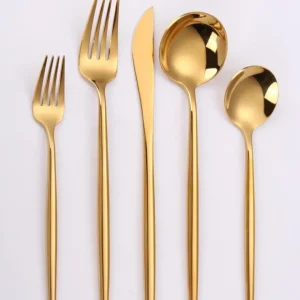 VF-15-VGVera, Mirror Gold, 18/10 Flatware, 20 Pc Set, Service For 4 - cozylivehome.com | we sell a wide range of comfortable household items* Shop All