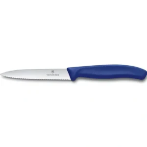 Victorinox - Fibrox Pro Chef Serrated Knife, 6 In, Blue - cozylivehome.com | we sell a wide range of comfortable household items* Housewares