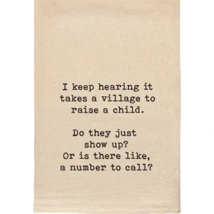 VILLAGE FUNNY NATURAL TOWEL - cozylivehome.com | we sell a wide range of comfortable household items* Shop All