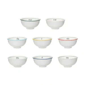 Vintage Stoneware Bowl w/ Colored Rim 4.8" - cozylivehome.com | we sell a wide range of comfortable household items* Shop All