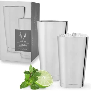Viski Stainless Shaker Tin Set - cozylivehome.com | we sell a wide range of comfortable household items* Shop All