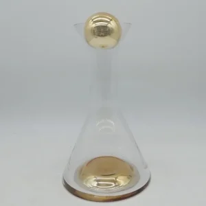 VJG4292 Glass Decanter with Gold Base and Lid - cozylivehome.com | we sell a wide range of comfortable household items* Giftware