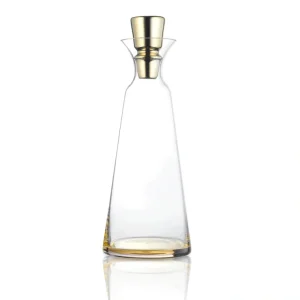 VJG4584 Glass Decanter with Gold Lid - cozylivehome.com | we sell a wide range of comfortable household items* Giftware