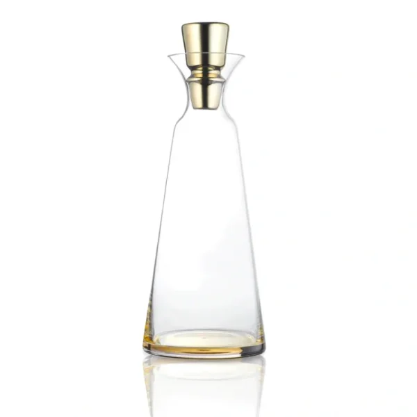 VJG4584 Glass Decanter with Gold Lid - cozylivehome.com | we sell a wide range of comfortable household items* Giftware