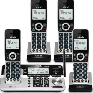 VTech Cordless Phone Answering System Bluetooth Call Block, 4 Handsets (VS113-4) - cozylivehome.com | we sell a wide range of comfortable household items* Shop All
