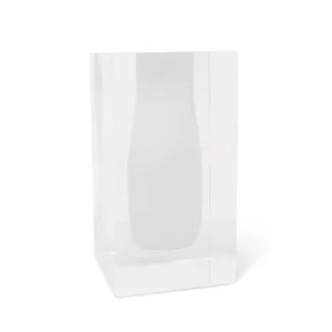VV5046 Double Wall Crystal Bud Vase White Inner - cozylivehome.com | we sell a wide range of comfortable household items* Giftware