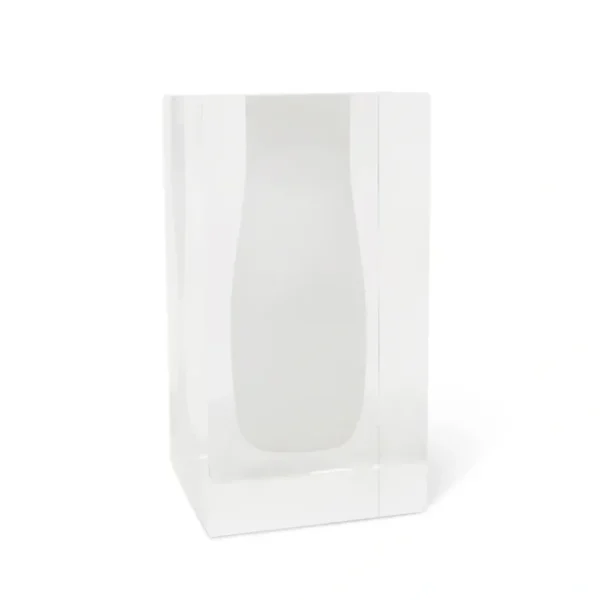 VV5046 Double Wall Crystal Bud Vase White Inner - cozylivehome.com | we sell a wide range of comfortable household items* Giftware