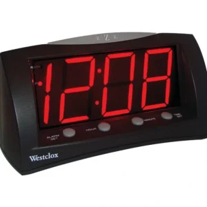 Westclox 66705 Alarm Clock, Led Display, Black Case - cozylivehome.com | we sell a wide range of comfortable household items* Shop All