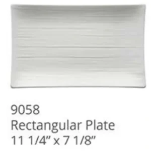 9058 White Dove Melamine Rectangle plate 11-1/4" - cozylivehome.com | we sell a wide range of comfortable household items* Giftware