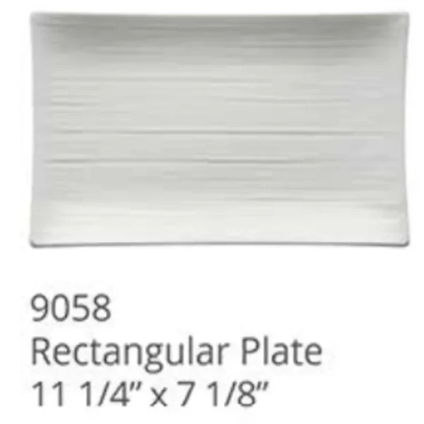 9058 White Dove Melamine Rectangle plate 11-1/4" - cozylivehome.com | we sell a wide range of comfortable household items* Giftware