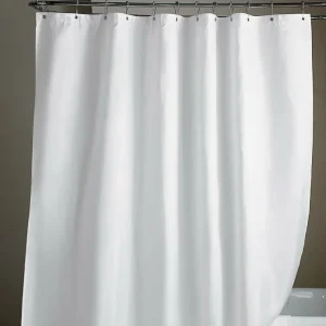 White Fabric Shower Curtain Liner - cozylivehome.com | we sell a wide range of comfortable household items* Shop All