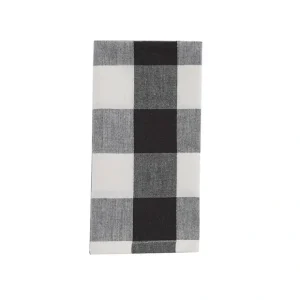 WICKLOW CHECK FABRIC NAPKIN BLK - cozylivehome.com | we sell a wide range of comfortable household items* Shop All