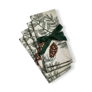 Wilde Pinecone Napkin Set-4 - cozylivehome.com | we sell a wide range of comfortable household items* Shop All