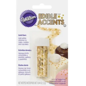 Wilton Edible Gold Glitter Star Sprinkles, 0.4 oz. - cozylivehome.com | we sell a wide range of comfortable household items* Foods