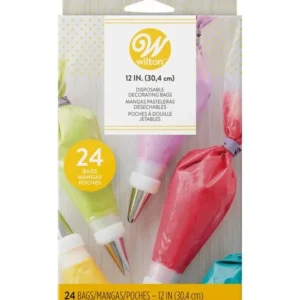Wilton 12-Inch Disposable Decorating Bags, 24-Count Cake Piping Bags - cozylivehome.com | we sell a wide range of comfortable household items* Shop All