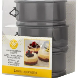 Wilton 4-Inch Mini Springform Pan Set, 3-Piece Set - cozylivehome.com | we sell a wide range of comfortable household items* Shop All